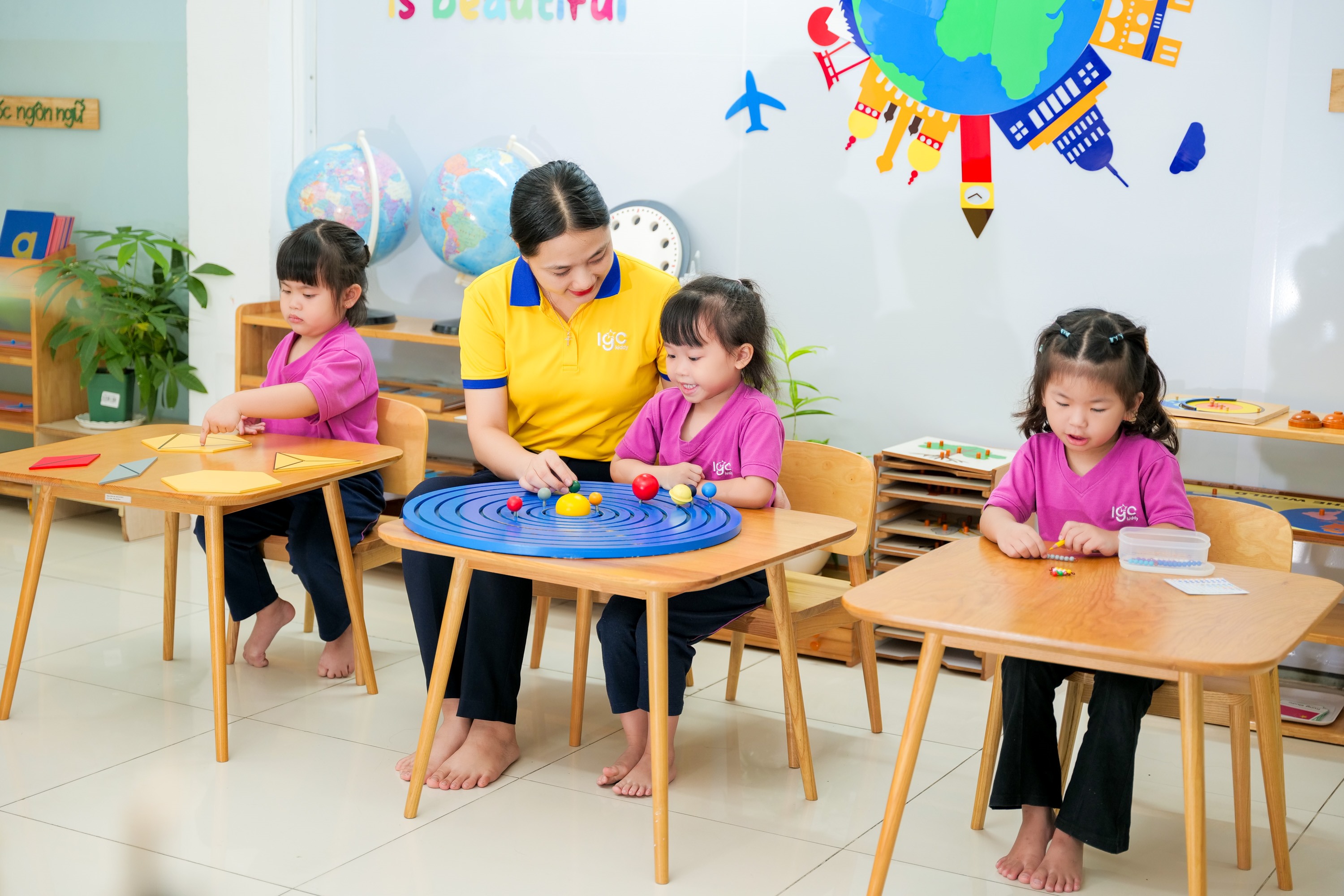 Đội ngũ giáo viên yêu nghề, mến trẻ
