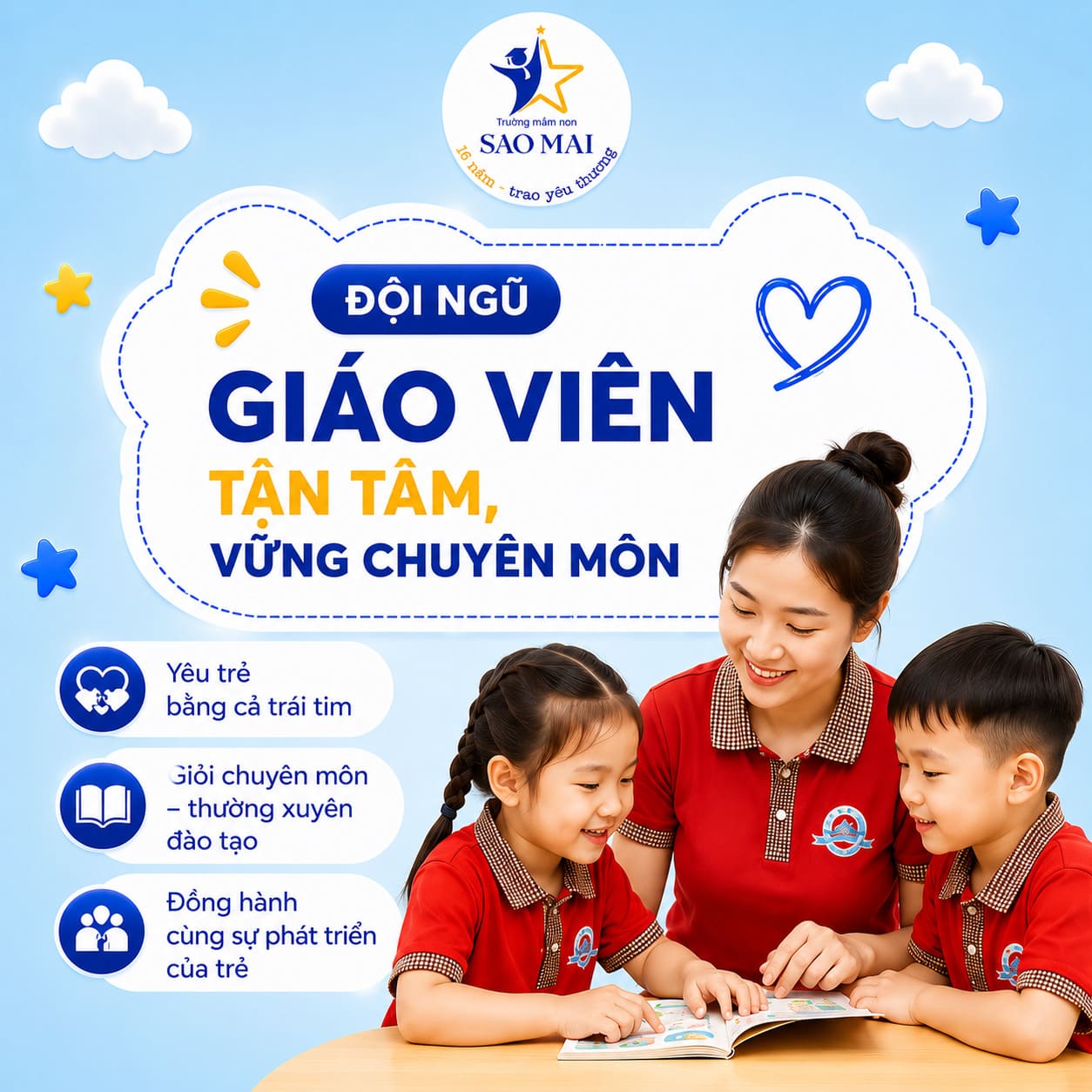 17 năm đồng hành cùng trẻ – Mầm non Sao Mai kiến tạo nền tảng vững chắc cho tương lai